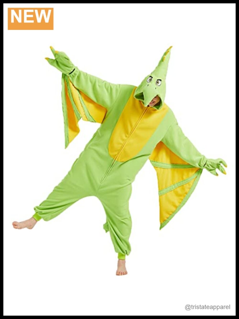 Adult Pterosaur Onesie Pajama Polar Fleece One-Piece Cosplay Sleepwear
